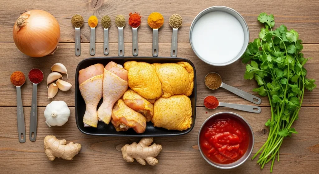 Ingredients for African Chicken Curry – Kuku Paka