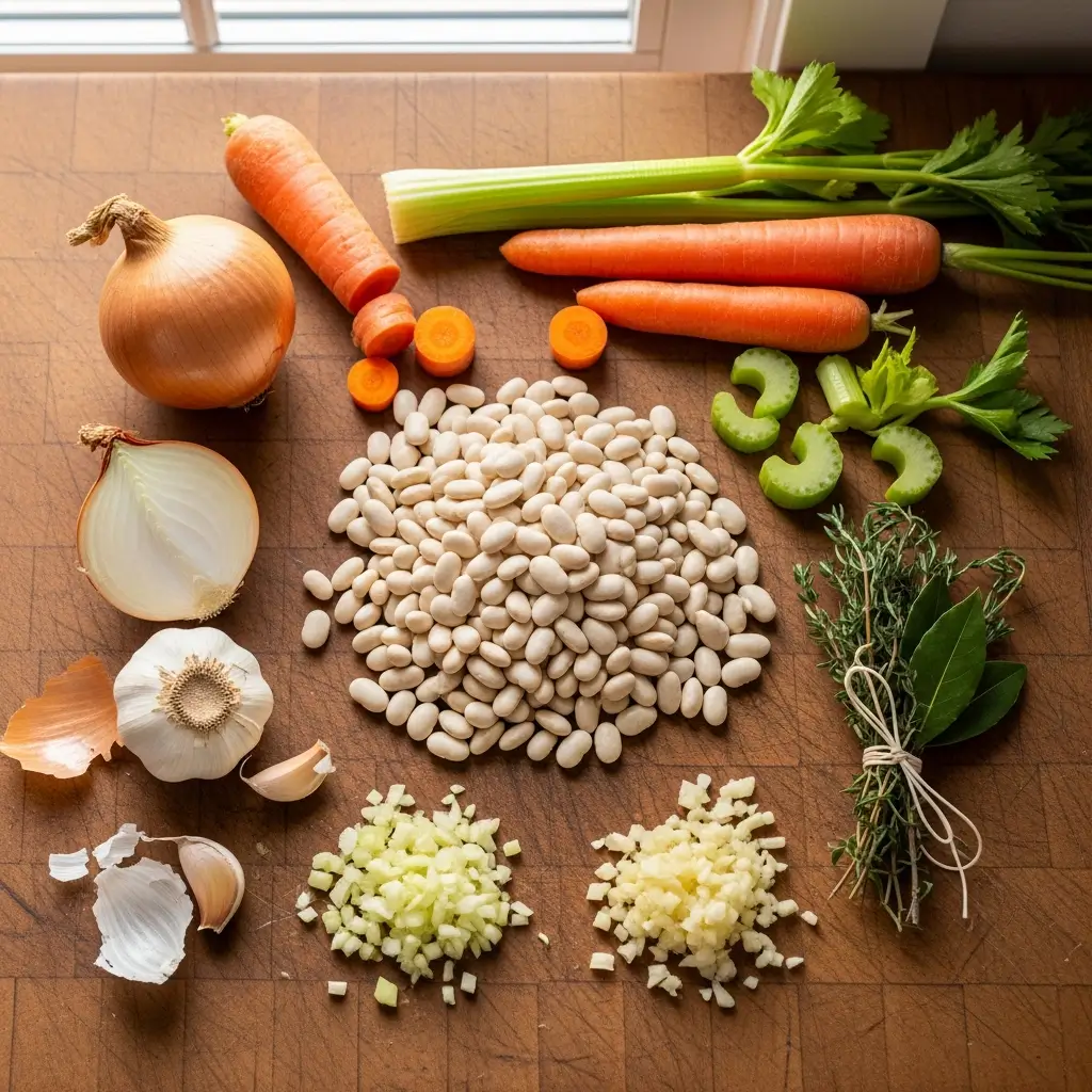 Butter Bean Soup ingredients
