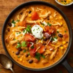 Chicken Taco Soup with Cream Cheese