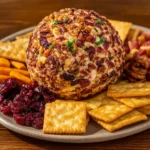 Christmas Cheese Ball holiday appetizer