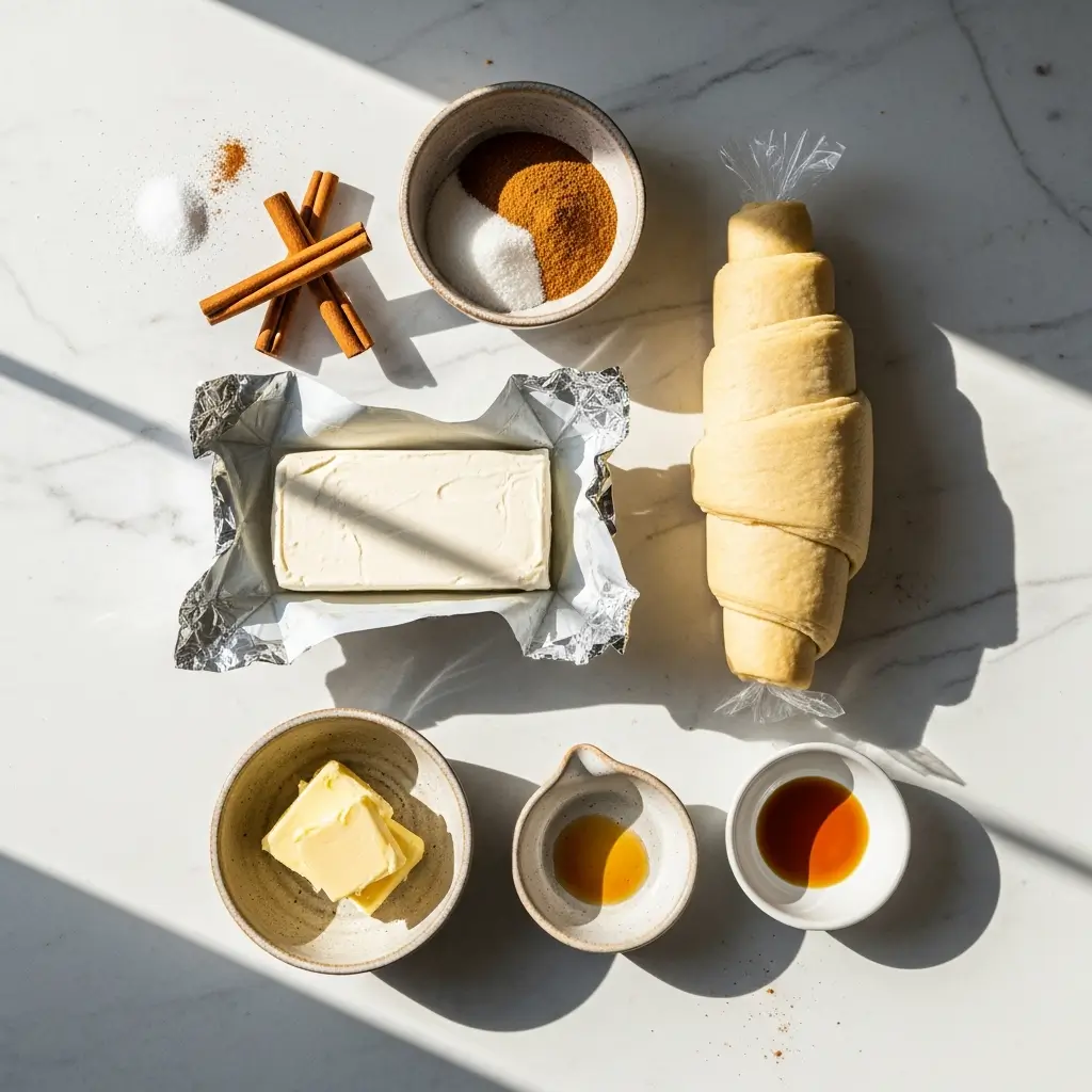 churro-cheesecake-ingredients