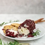 Cranberry Goat Cheese Log holiday appetizer