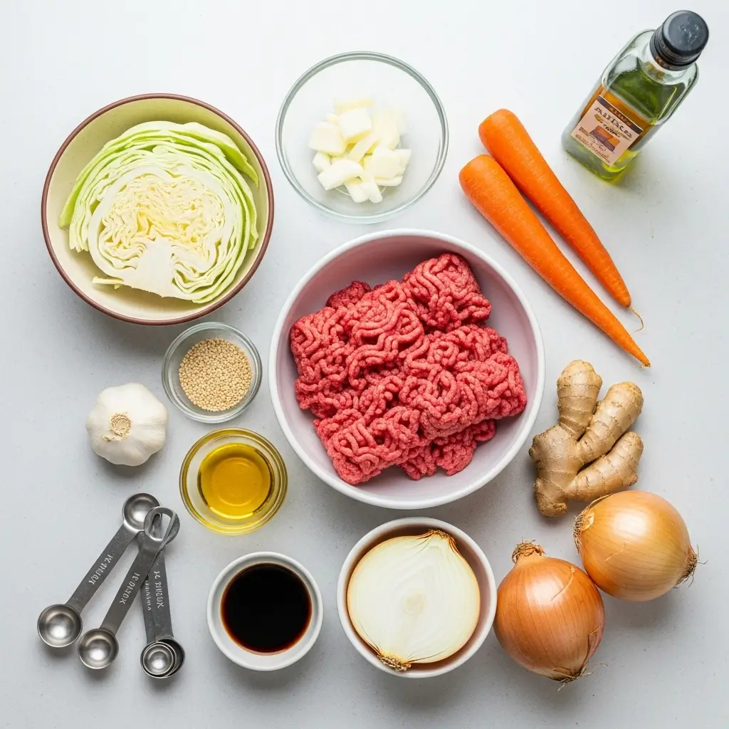 Egg Roll in a Bowl ingredients