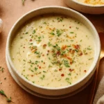 Garlic and Onion Soup recipe in a rustic bowl