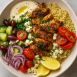 Mediterranean Chicken Bowl healthy dinner recipe