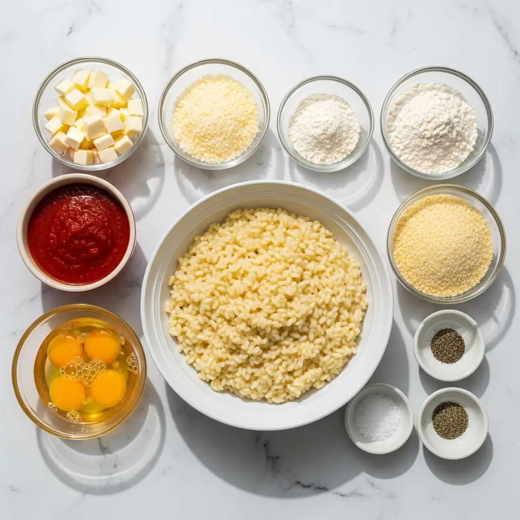 Mini Arancini Balls Ingredients