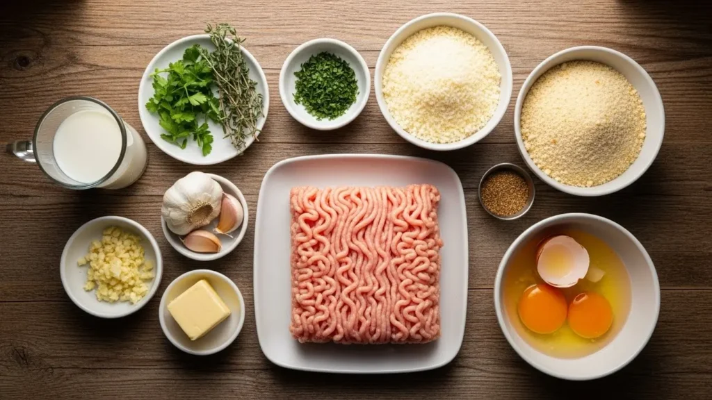 Ingredients for Parmesan Cloud Chicken Bombs recipe