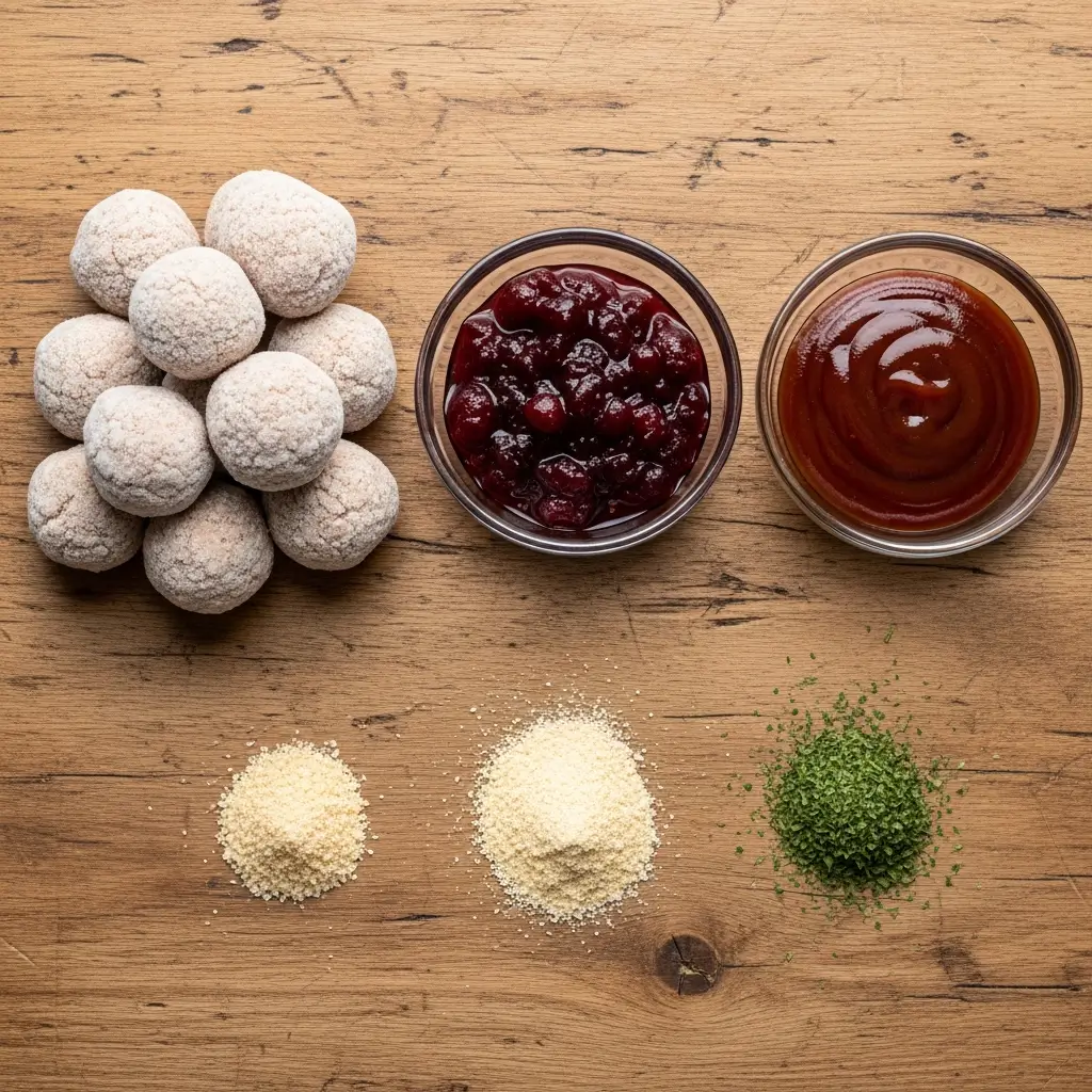 quick-christmas-cranberry-meatballs-ingredients