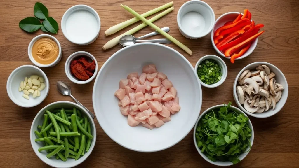 Slow Cooker Thai Coconut Curry Soup Ingredients