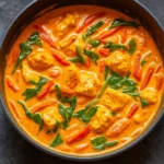 Thai Chicken Coconut Curry in a bowl
