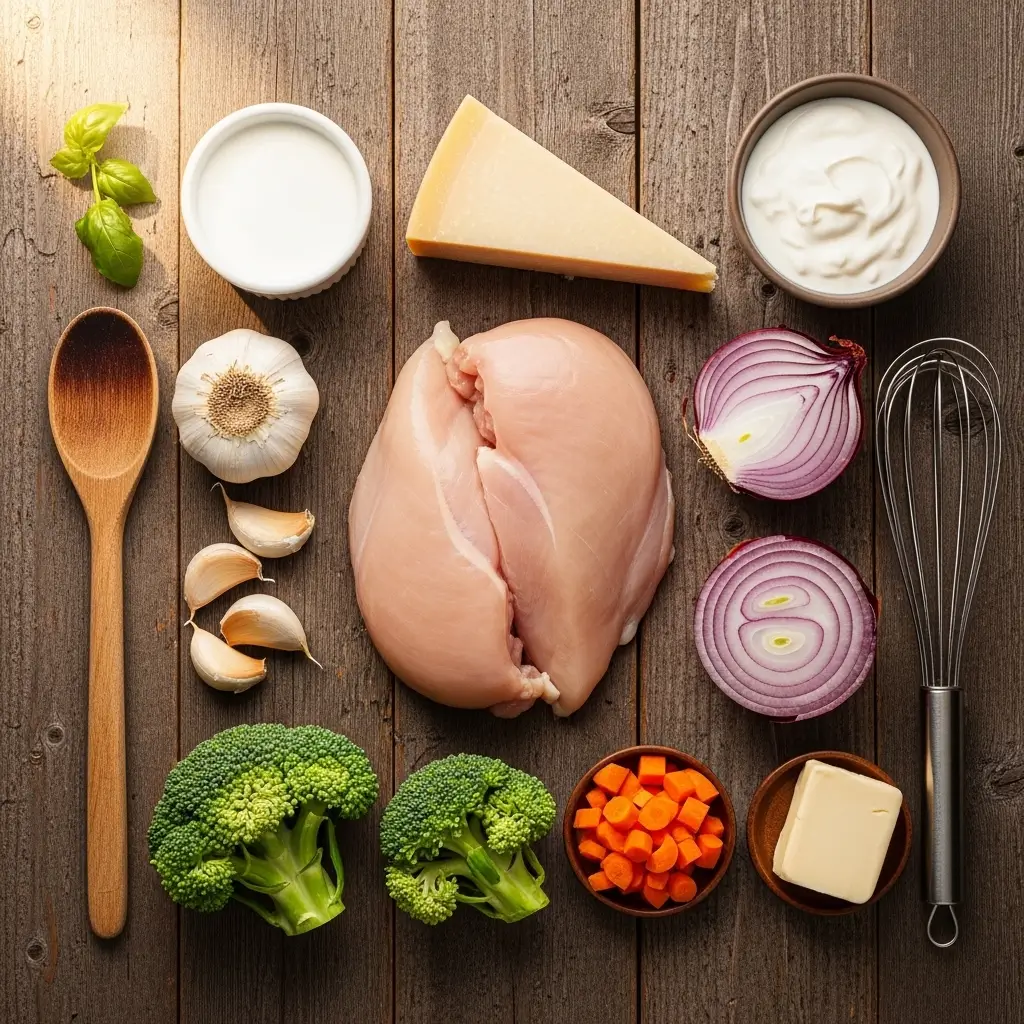chicken-alfredo-soup-ingredients