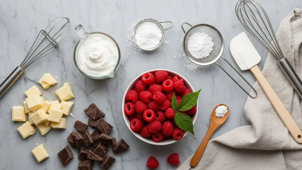 Chocolate Raspberry Truffles ingredients