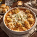 Crockpot Chicken Parmesan Soup