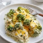 Crockpot Creamy Broccoli Cheddar Chicken