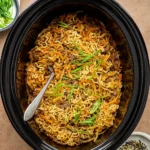 Easiest Slow Cooker Ramen Noodles with Beef