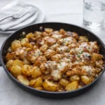 Garlic Parmesan Chicken and Potatoes one-pan dinner