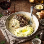 Hamburger Steaks in Creamy Dill Sauce Recipe