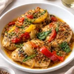 Healthy Chicken Crockpot easy slow cooker dinner