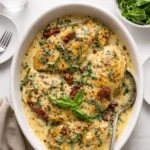Homemade Crockpot Marry Me Chicken in creamy sauce