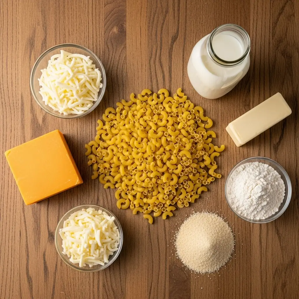Poor Man Husband Casserole ingredients on table