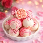Strawberry No Bake Cake Balls dessert