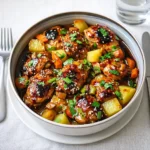 Sweet Hawaiian Crockpot Chicken in slow cooker