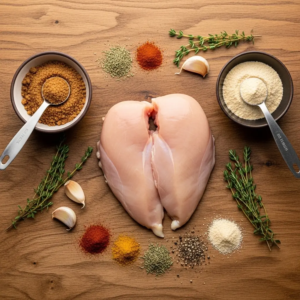 Tender Brown Sugar Garlic Chicken ingredients