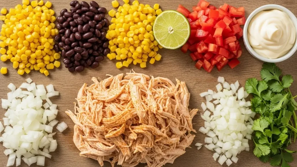 zesty-southwest-chicken-salad-ingredients