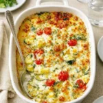 Best Baked Zucchini and Cheese baked dish
