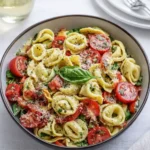 Grinder Tortellini Salad with creamy Italian dressing