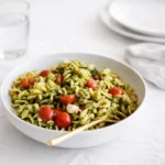 pesto pasta salad fresh basil