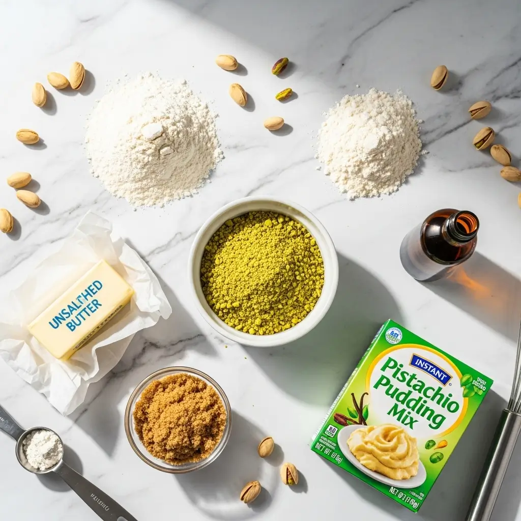 Pistachio Pudding Cookie Ingredients