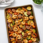 Cajun Shrimp and Sausage Sheet Pan with Veggies