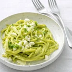 Mexican Green Spaghetti creamy poblano pasta