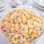 Sweet Macaroni Salad in serving bowl