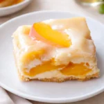 Peaches and Cream Cheesecake Bars