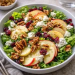 Apple Feta Salad with Honeycrisp apples and feta cheese