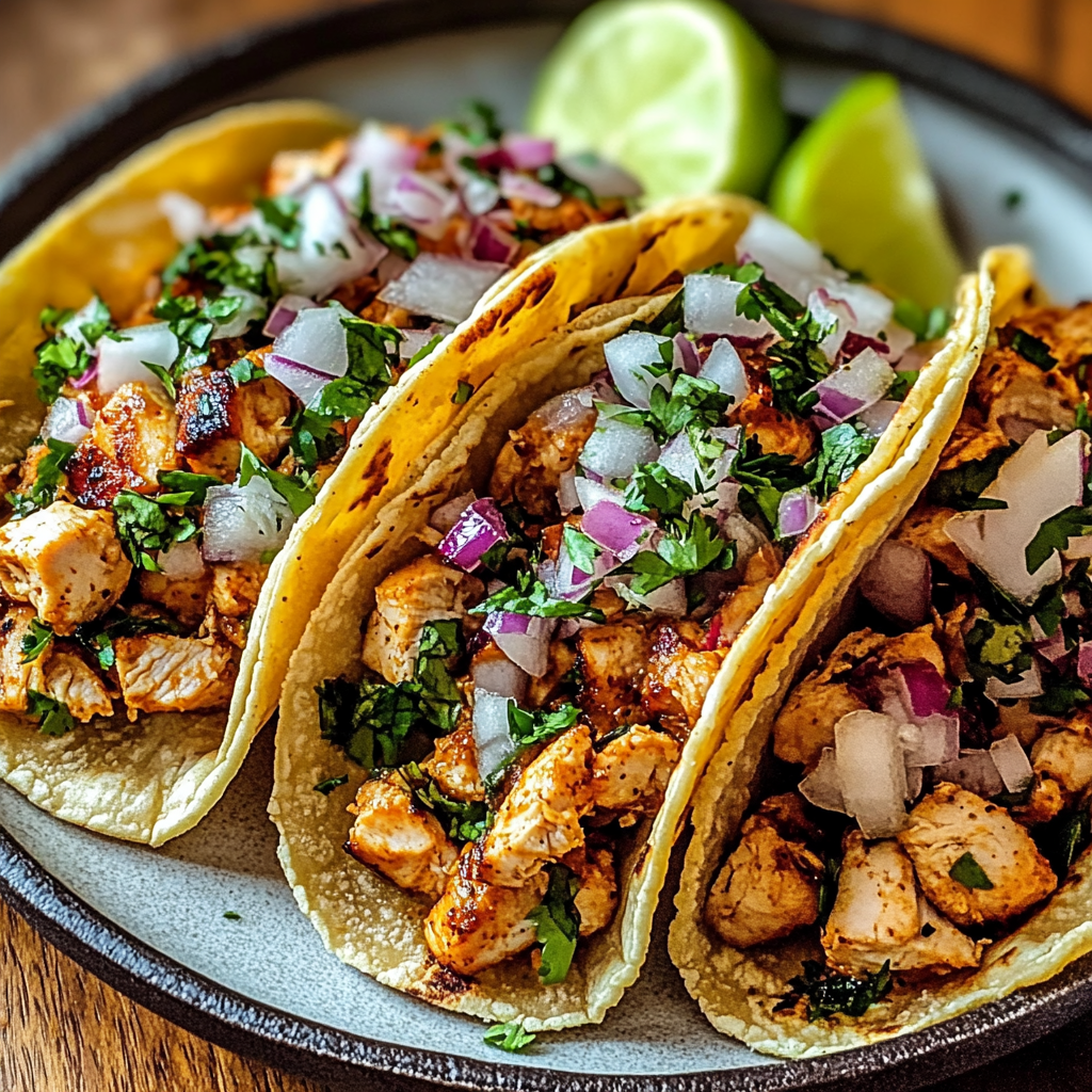 Chicken Street Tacos: A Flavorful, Family-Friendly Recipe